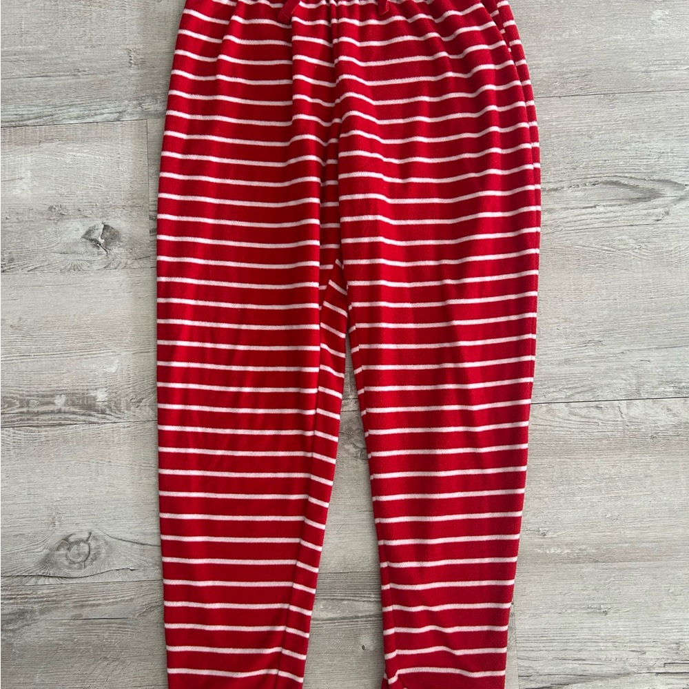 Red and White Striped PJ Pants